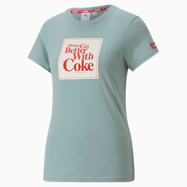 T-shirt graphique PUMA x COCA-COLA Femme, Slate, extralarge